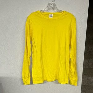 Plain yellow long sleeve